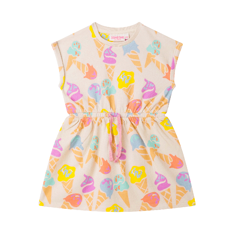 SG51.261.100079-E-7-99 Kleid Short Sleeves LOU-SG-51-F (Ecru) – Bild 1