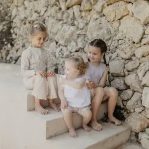 Weite Hose mit Volantsaum in Leinenoptik "Cappucino" – Bild 5