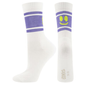 Tennissocken Ringel / Smile (latte)