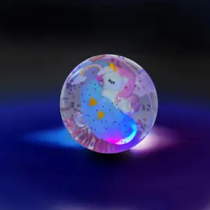Light-Up Bouncy Ball, Unicorn – Bild 3