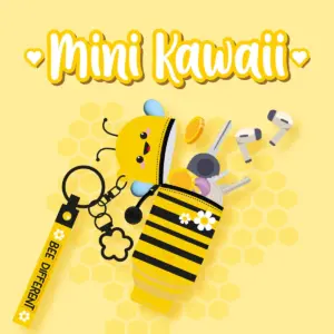 Mini Kawaii Münztasche mit Schlüsselanhänger (verschiedene Designs) – Bild 36