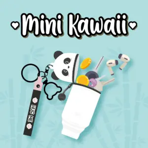 Mini Kawaii Münztasche mit Schlüsselanhänger (verschiedene Designs) – Bild 22