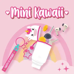 Mini Kawaii Münztasche mit Schlüsselanhänger (verschiedene Designs) – Bild 8