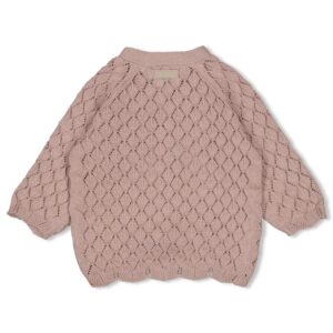 Strickjacke Delicate Flower (Taupe) – Bild 2