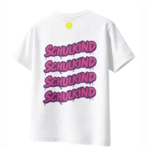 T-Shirt Schulkind, Graffiti Pink – Bild 2