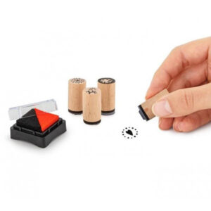 Mini Holzstempel Set "Wichtel Wonderland" – Bild 3