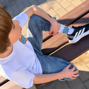 T-Shirt Schulkind, Super Hero – Bild 4