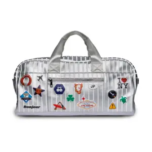 Caroline Weekend Bag "Jetsetter Silver"