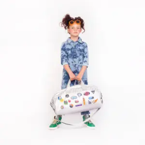 Caroline Weekend Bag "Jetsetter Silver" – Ansicht 2