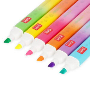 Set mit 6 Doppelspitzen-Textmarkern "Meow" – Ansicht 4