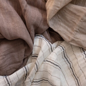 Spucktücher von sebra (3er-Set) "Cream stripe" – Ansicht 3
