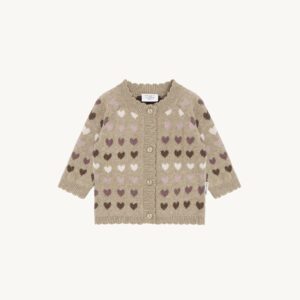 HCCall Hearts Cardigan (Biscuit)