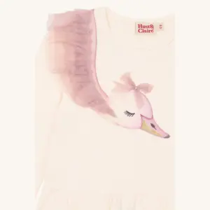 Hust & Claire Alma Swan Langarmshirt (Off White) – Bild 3