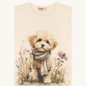 Hust & Claire Alma Dog Langarmshirt (Off White) – Bild 3