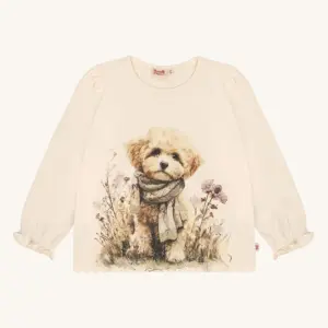 Hust & Claire Alma Dog Langarmshirt (Off White)