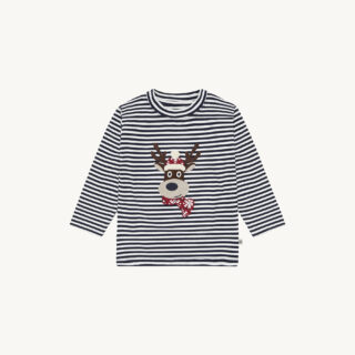 HCAnton Deer Langarmshirt (More Navy)