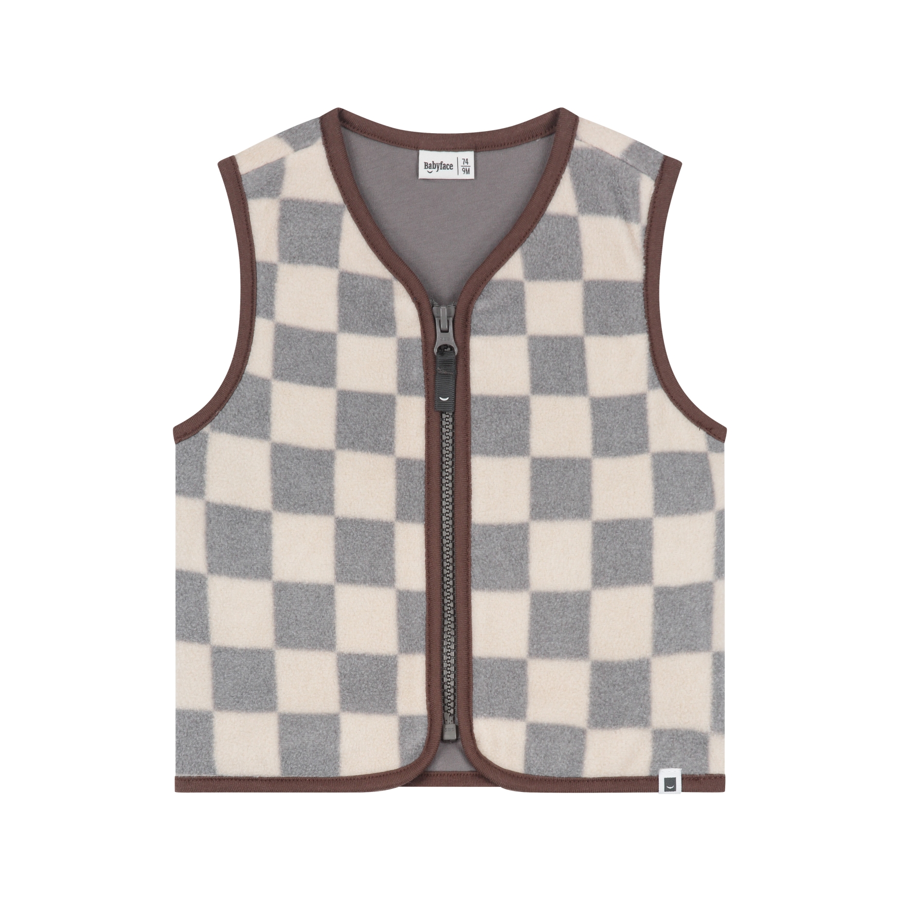 BBE26627498-9512-1059-31 Ärmelloser Cardigan (Steel) von Babyface