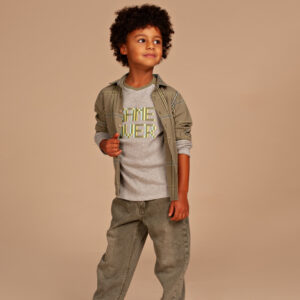 Hose Wide fit (Army) von Stains and Stories – Ansicht 3