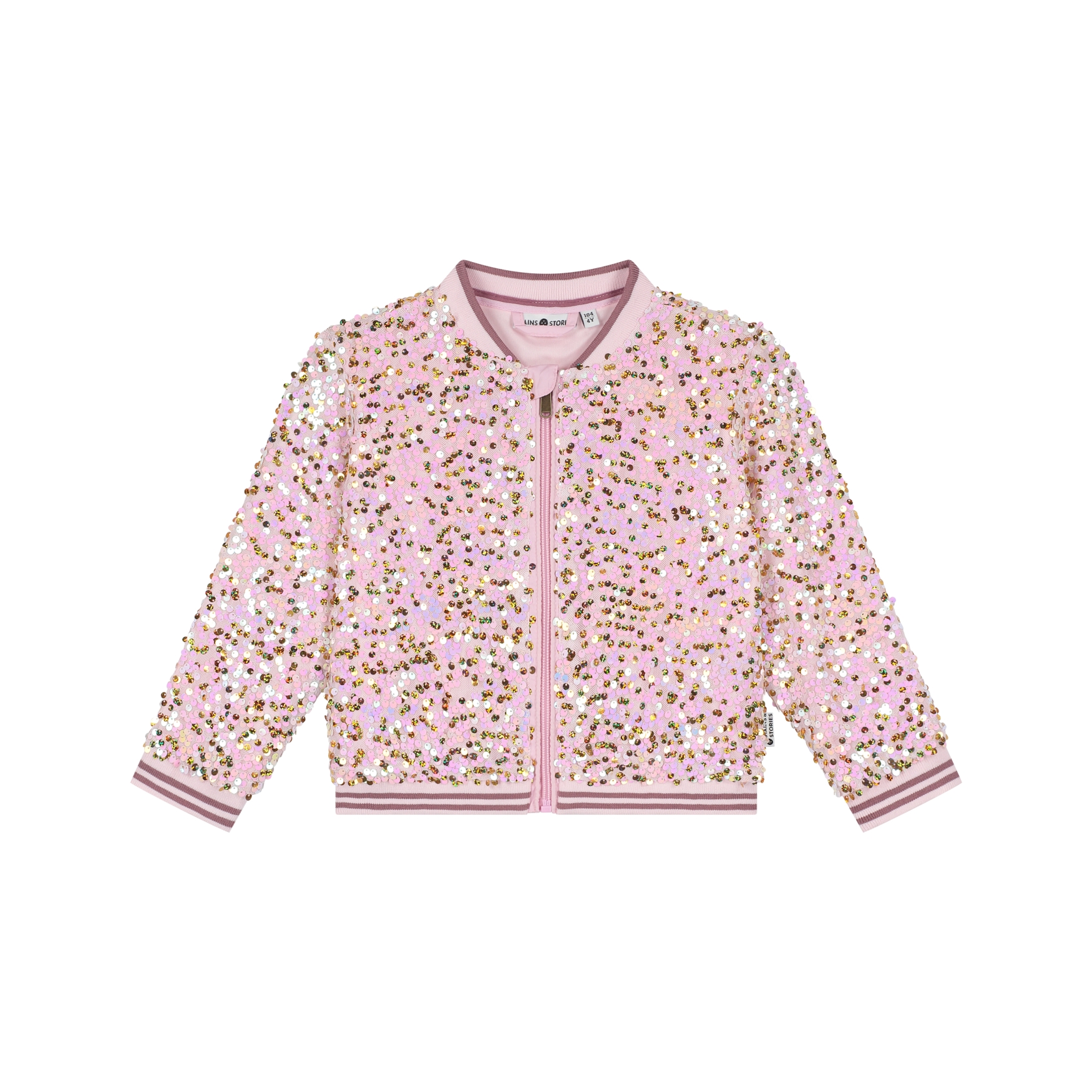 SSA26608190-6509-1065-29 Pailletten Cardigan (Blush) von Stains & Stories