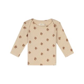 Baby T-shirt Longsleeve (Beige melange) von A Tiny Story