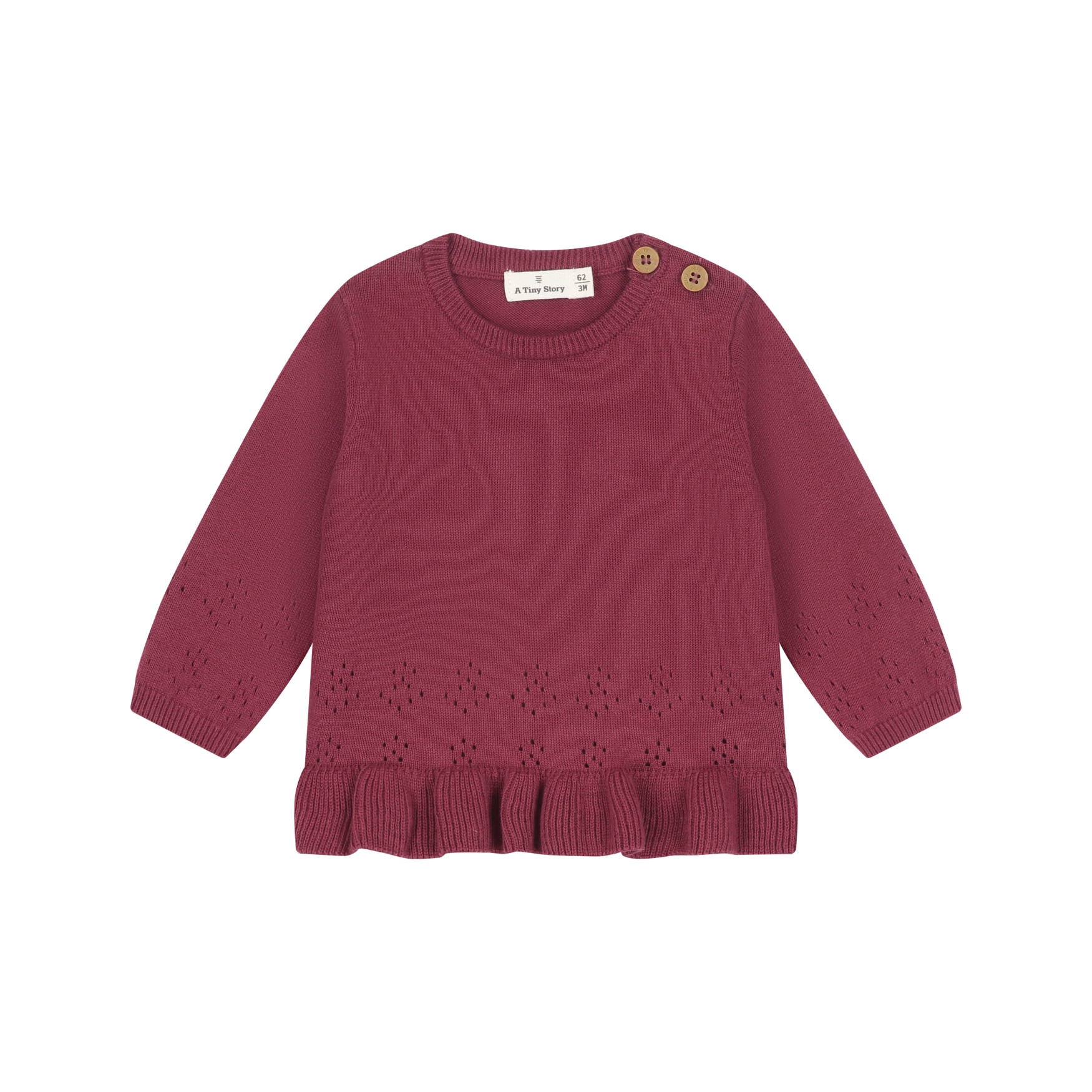 TIN26629344-6017-1292-16 Pullover (Dark red) von A Tiny Story