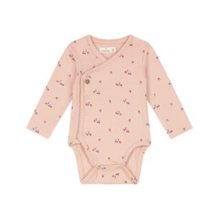 Langarm-Strampler (Old pink) von A Tiny Story