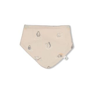 Schal AOP Penguin Cuddles (Sand)