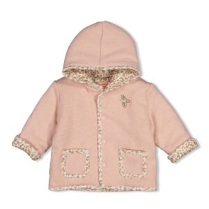Wendejacke mit Kapuze Fall in Love (Rosa Melange)