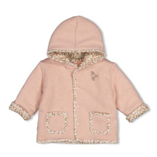 Wendejacke mit Kapuze Fall in Love (Rosa Melange)