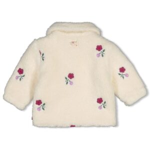 Teddy Jacke Stickerei Afternoon Tea (Creme) – Ansicht 2