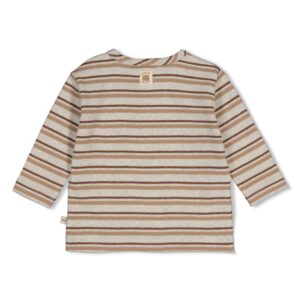 Geripptes Longsleeve Tiny Timber Tales (Grau Melange) – Ansicht 2