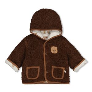Wendejacke Teddy mit Kapuze Tiny Timber Tales (Braun)