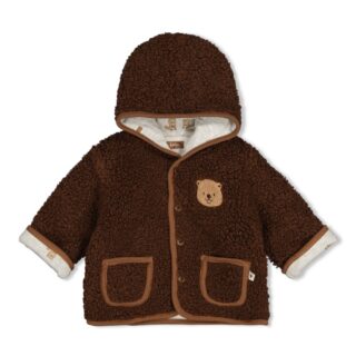 Wendejacke Teddy mit Kapuze Tiny Timber Tales (Braun)