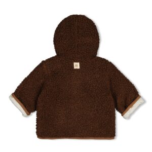 Wendejacke Teddy mit Kapuze Tiny Timber Tales (Braun) – Ansicht 2