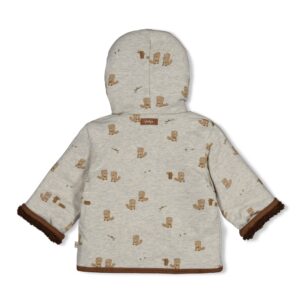 Wendejacke Teddy mit Kapuze Tiny Timber Tales (Braun) – Ansicht 3