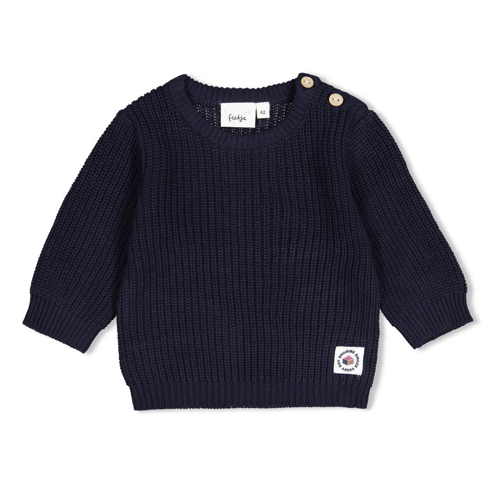 W2620_51602864_010_1 Sweater gestrickt Built for Fun (Marine)