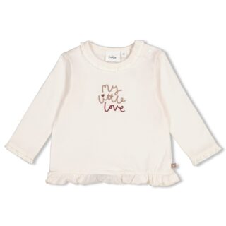 Longsleeve Rüschen My Little Love (Natur)