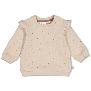 Sweater AOP relaxed fit My Little Love (Taupe Melange)