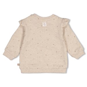 Sweater AOP relaxed fit My Little Love (Taupe Melange) – Ansicht 2