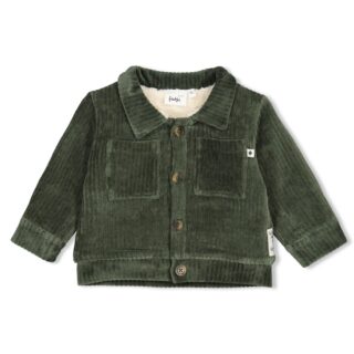 Gerippte Jacke Samt Wiggle and Waddle (Grün)