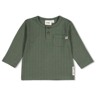 Geripptes Longsleeve Wiggle and Waddle (Grün)