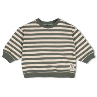 Sweater Ringel Oversized Wiggle and Waddle (Grün)