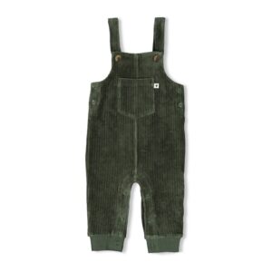 Gerippte Latzhose Samt Wiggle and Waddle (Grün)