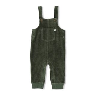 Gerippte Latzhose Samt Wiggle and Waddle (Grün)
