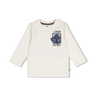 Longsleeve mit Rückendruck Rock the Earth (Natur)