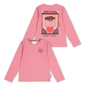 Longsleeve mit Rückendruck City Chic (Rosa) – Ansicht 5
