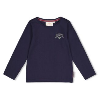 Longsleeve mit Rückendruck Daily Princess (Marine)