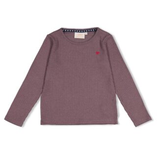 Geripptes Longsleeve Daily Princess (Flieder)