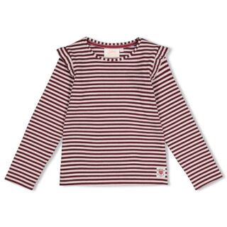 Geripptes Longsleeve Ringel Daily Princess (Bordeaux)