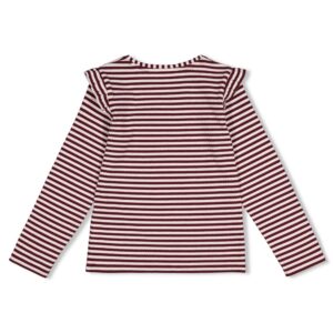 Geripptes Longsleeve Ringel Daily Princess (Bordeaux) – Ansicht 2